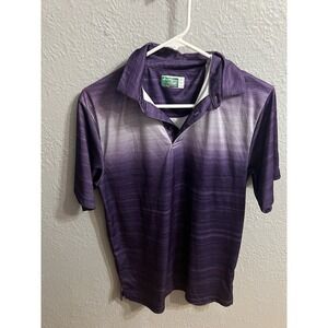 Walter Hagen Purple Polo Mens Short Sleeve Shirt Size Small